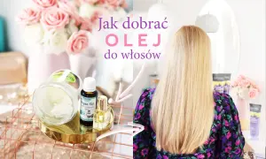 Jak dobrać olej do włosów? Na zdjęciu widać buteleczkę oleju arganowego, słoiczek z masłem do włosów i piękne, długie, blond włosy.