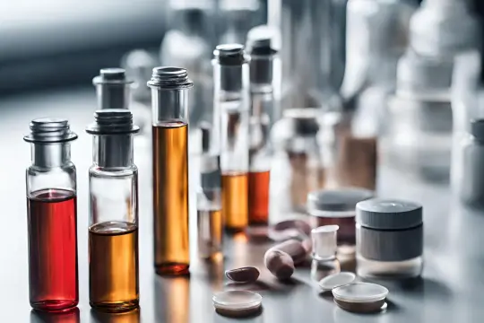 Laboratorium z fiolkami płynów. Czy wiesz, co to jest sodium laureth sulfate?