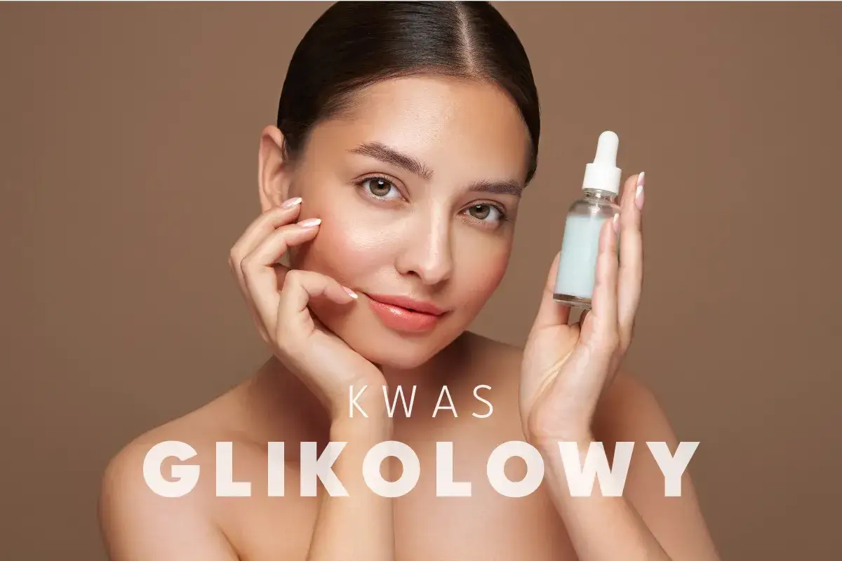 Kwas glikolowy w ciąży – delikatna pielęgnacja dla przyszłych mam. Kobieta trzyma buteleczkę z serum.